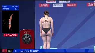 Laura VALORE | Danish Diver | | Doha 2024 | Women's 1m Springboard