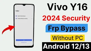 vivo y16 frp bypass latest update 2024 without pc 💯% working new trick #viral #trending #frpsolution