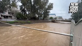 Videos show aftermath of flooding after storms flood Los Angeles February 2024