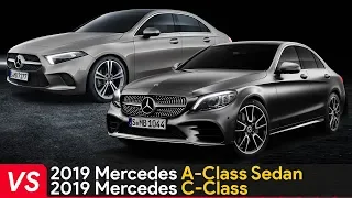 2019 Mercedes A Class Sedan Vs Mercedes C Class