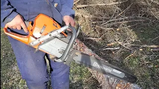 STOP USING SHORT CHAINSAW BARS !! Why I switched to long bars!!