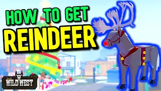 🎄How To Get Reindeer Horse - The Wild West Christmas Update / Event (Roblox)🎄