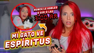 NUNCA le hables a SIRI a las 3:00 A.M. 😰 *PARANORMAL* | Jenny Devil😈