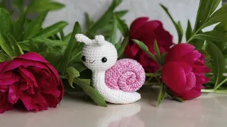 how to crochet a SNAIL, part 2