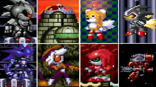 Sonic 3D in 2D - All Bosses + Cutscenes (Saturn Mode)