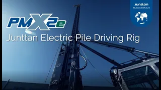 Junttan PMx2e - the Most Flexible Electric Pile Driving Machine in the Market