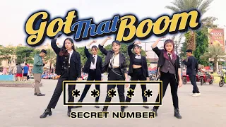 [KPOP IN PUBLIC] SECRET NUMBER (시크릿넘버) Got That Boom Dance cover by HEY!ORLYN DMC PROJECT INDONESIA