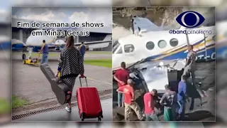 Avião que transportava a cantora Marília Mendonça cai no interior de MG