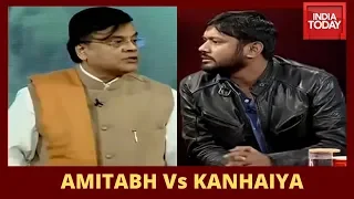 Sinha Calls Kanhaiya Neta Of Tukde Tukde Gang, Kanhaiya Asks Sinha Whether He Is Anti-Godse Or Not