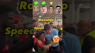 Neymar VS Ronaldo VS Messi VS Haaland | Meeting With Fans 😊