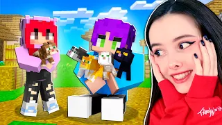 МЫ завели КОТЯТ 😍 МОЯ Девушка ИГРАЕТ В MINECRAFT 🤡 #28