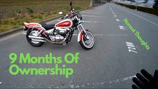 Honest Thoughts On The Suzuki Marauder VZ800 | Ownership Review #motovlog #bikelife