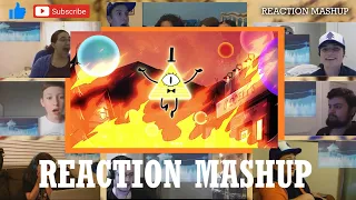 Reaction Mashup | Gravity Falls Weirdmaggedon Opening Theme Fans React