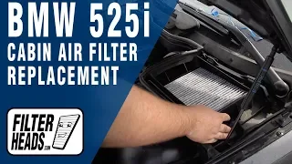 How to Replace Cabin Air Filter 2003 BMW 525i