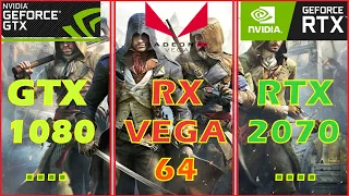 GTX 1080 vs RX VEGA 64 vs RTX 2070 | Gaming Benchmark  |