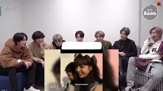 bts reaction jenlisa-fire on fire (video belongs to me)