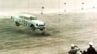 1956 Junior Johnson flip @ Daytona Beach (multiple angles)