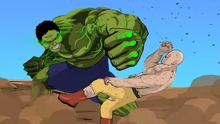 Hulk vs Saitama Animation (Part 3) - Taming The Beast