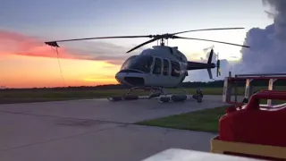 Bell 407 preflight and fueling