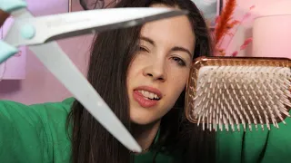 ASMR - FASTEST & Most CHAOTIC Haircut Of Your Life! 😆✂ (Intense Sounds)