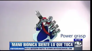 Crean mano biónica que siente lo que toca