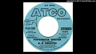 r.b. greaves - paperback writer