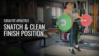 Finish Position of the Snatch & Clean | Olympic Weightlifting Technique