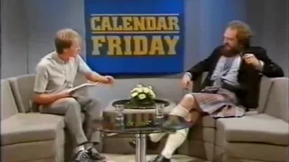 Ian Anderson Interview In Kilt & Clip 1982 HQ