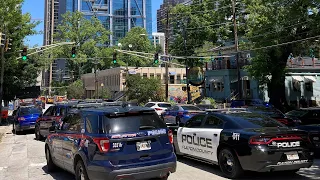 Shooting in Atlanta leaves one dead and three others injured, gunmen still at large: police