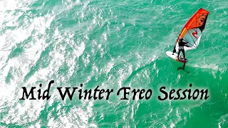 Mid Winter Freo Sessions - Windfoiling, South Fremantle, Western Australia. 2020