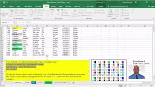 Filter and Sort by multiple colors in Excel by Chris Menard