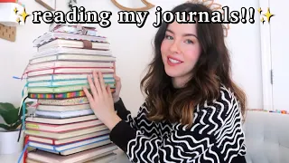 reading a YEAR of daily journal entries!!🌈 | 2023 recap (memories & moments list) | journal with me