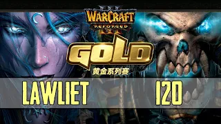 ОДНА ОШИБКА И ТЫ ПРОИГРАЛ: 120 (Ud) vs Lawliet (Ne) Warcraft 3 Reforged