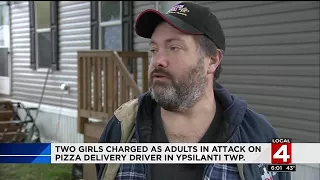 2 girls charged as adults in attack on pizza delivery driver in Ypsilanti Township