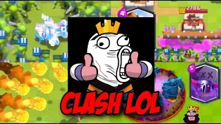 Best of Clash LOL funny moments | funny moments & glitches & fails | clash royale montage