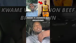 Kwame Brown Callsout Shannon Sharpe For Calling Him A BUST To Defend Lebron James!  #Shorts