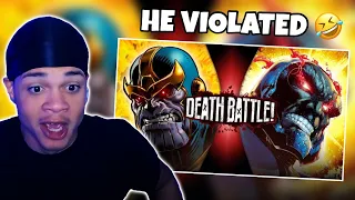 Thanos VS Darkseid | DEATH BATTLE REACTION!!