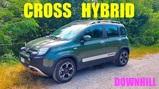 FIAT PANDA HYBRID CROSS, LET'S TRY HYBRID ON DOWNHILL.