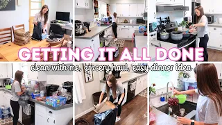 *NEW* ULTIMATE GET IT ALL DONE | GROCERY HAUL COOK WITH ME AND CLEAN WITH ME | HOMEMAKING