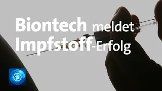 Biontech veröffentlicht vielversprechende Daten zu Corona-Impfstoff