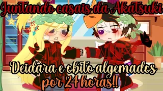 •||•Deidara e Obito algemados por 24hrs!•||• Juntando casais da Akatsuki [Ep:1] -TobiDei- Yaoi 🏳‍🌈🛐