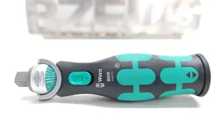 Wera Zyklop Pocket 3/8" ratchet and bit driver combo closeup review and comparison.  It's a winner.