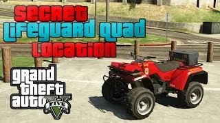 GTA 5 ONLINE : RARE VEHICLES SECRET (LIFE-GUARD QUAD BIKE SPAWN LOCATION)