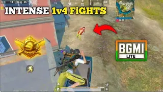 INTENSE 1V4 FIGHTS🥵🔥| 60 FPS | BGMI Lite Pubg Mobile lite @LouWanGaming @GujjarXyt #pubglite