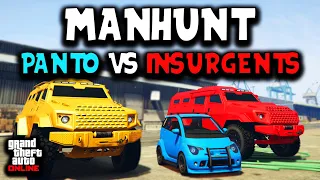 GTA V Manhunt | Panto VS Insurgents (with @HarmNone and @gtanpc)