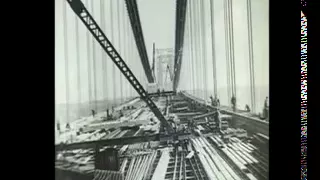 The building of the George Washington Bridge show segment