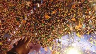 Coldplay Wembley Confetti Slow Motion - Wembley 19/09/09