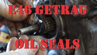 2004 E46 325Ci Getrag Transmission Oil Seals