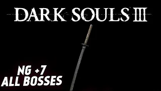 Dark Souls 3 - NG+7 All bosses - Сушильный шест