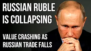 RUSSIAN Ruble CRASH Accelerates v US Dollar, Yuan & Rupee as Russian Economic Slump Worsens